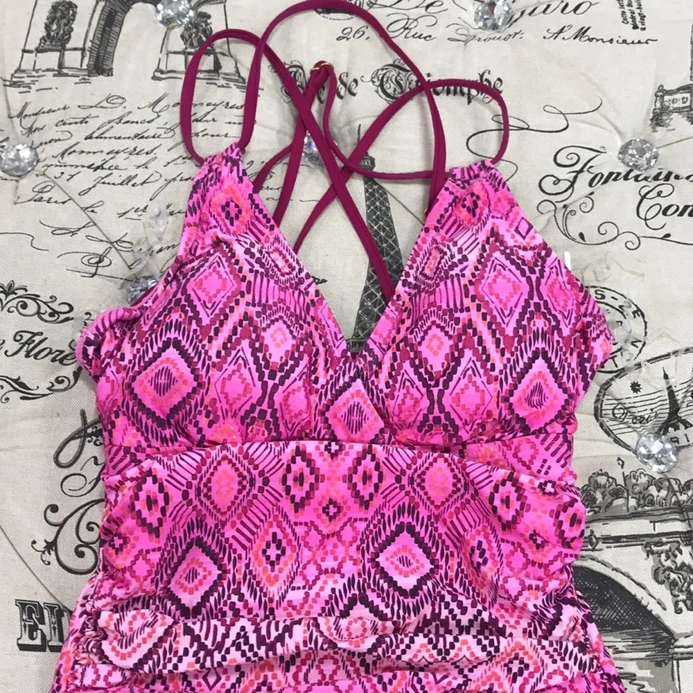 💥 La Blanca Idealist Surplice Swimsuit - Picture 4 of 6